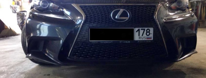 Удаление вмятины на Lexus